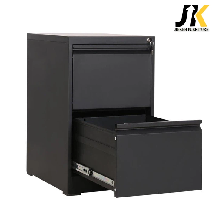 Metal Two Drawer Filing Cabinet